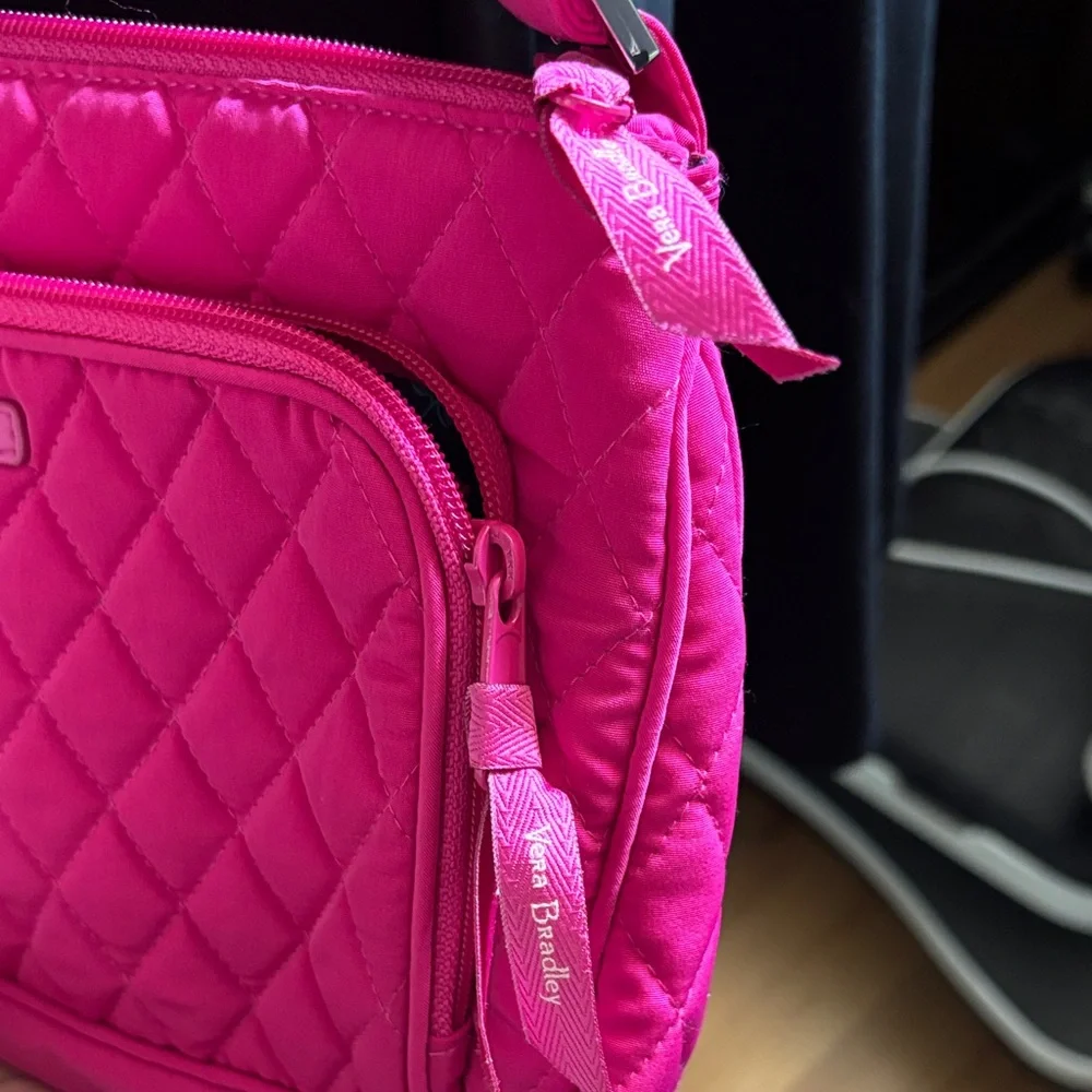 Vera Bradley Little Hipster Crossbody Bag in Fuchsia - Picture 3 of 8